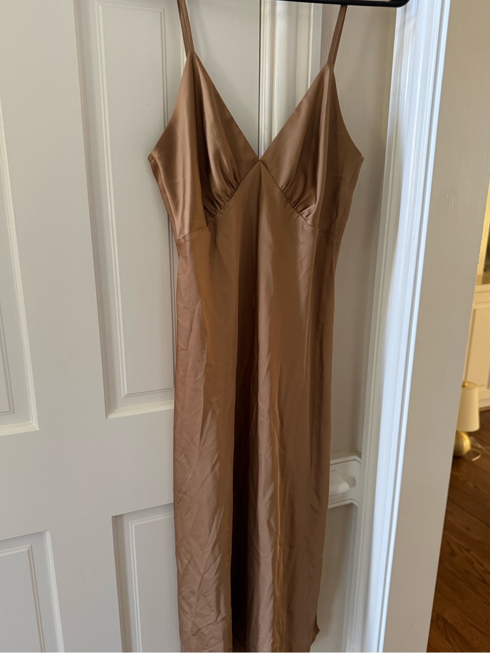 SOMA Satin nightgown in Iced Coffee